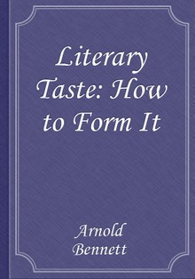 Literary Taste: How to Form It