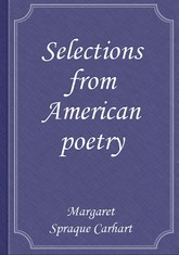 Selections from American poetry 표지 이미지