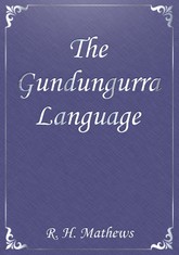 The Gundungurra Language 표지 이미지