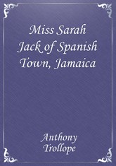 Miss Sarah Jack of Spanish Town, Jamaica 표지 이미지