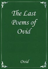 The Last Poems of Ovid 표지 이미지