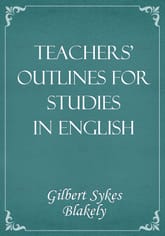 Teachers' Outlines for Studies in English 표지 이미지