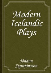 Modern Icelandic Plays 표지 이미지