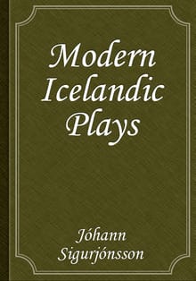 Modern Icelandic Plays