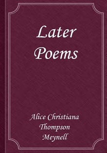 Later Poems