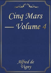 Cinq Mars — Volume 4 표지 이미지