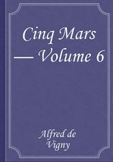 Cinq Mars — Volume 6 표지 이미지