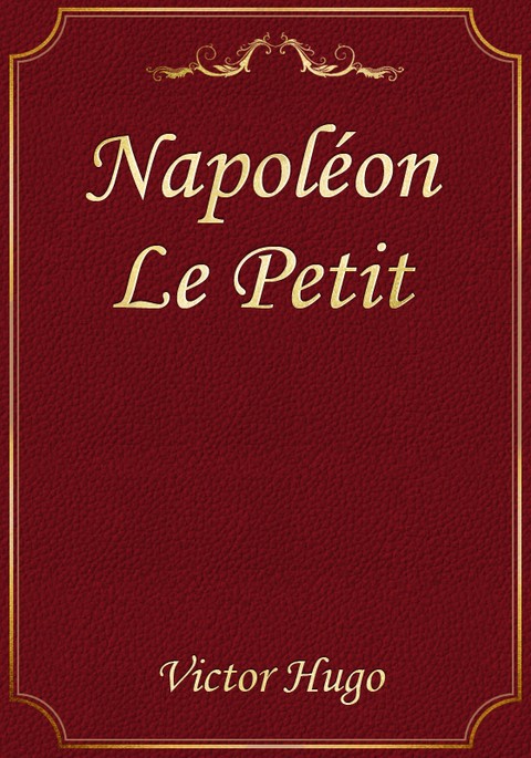 Napoléon Le Petit 표지 이미지