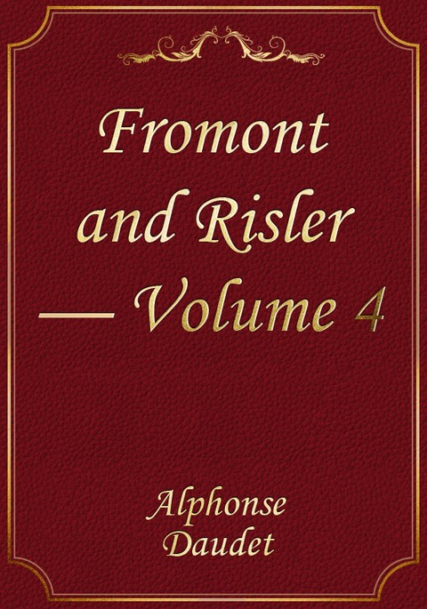 Fromont and Risler — Volume 4 표지 이미지