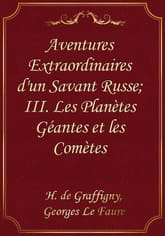 Aventures Extraordinaires d'un Savant Russe; III. Les Planètes Géantes et les Comètes 표지 이미지