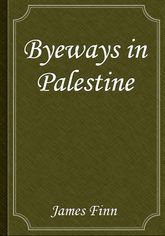 Byeways in Palestine 표지 이미지
