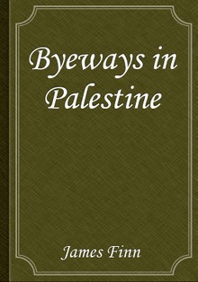 Byeways in Palestine
