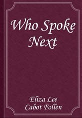 Who Spoke Next 표지 이미지