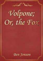 Volpone; Or, the Fox 표지 이미지
