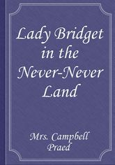 Lady Bridget in the Never-Never Land 표지 이미지