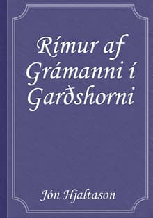 Rímur af Grámanni í Garðshorni
