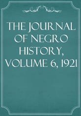 The Journal of Negro History, Volume 6, 1921 표지 이미지