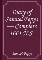 Diary of Samuel Pepys — Complete 1661 N.S. 표지 이미지