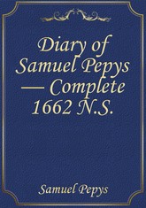 Diary of Samuel Pepys — Complete 1662 N.S. 표지 이미지