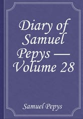 Diary of Samuel Pepys — Volume 28 표지 이미지