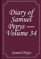 Diary of Samuel Pepys — Volume 34 표지 이미지