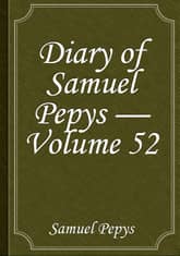 Diary of Samuel Pepys — Volume 52 표지 이미지