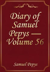 Diary of Samuel Pepys — Volume 56 표지 이미지