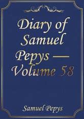 Diary of Samuel Pepys — Volume 58 표지 이미지