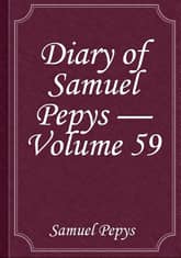 Diary of Samuel Pepys — Volume 59 표지 이미지