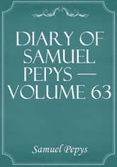 Diary of Samuel Pepys — Volume 63 표지 이미지