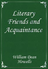 Literary Friends and Acquaintance 표지 이미지