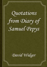 Quotations from Diary of Samuel Pepys 표지 이미지