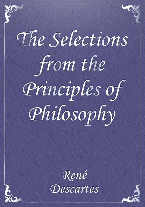 The Selections from the Principles of Philosophy 표지 이미지