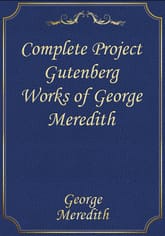Complete Project Gutenberg Works of George Meredith 표지 이미지