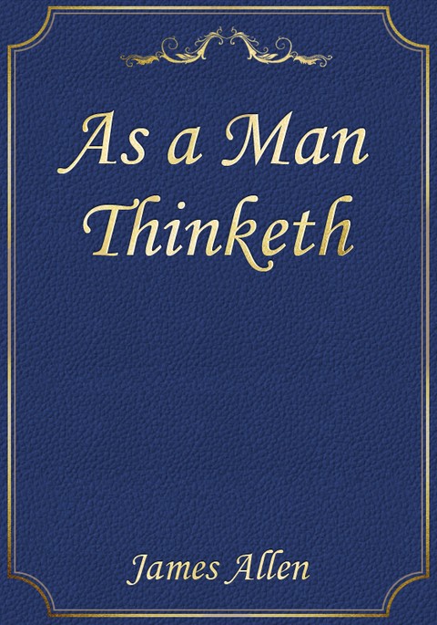 As a Man Thinketh 표지 이미지