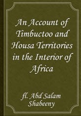 An Account of Timbuctoo and Housa Territories in the Interior of Africa 표지 이미지