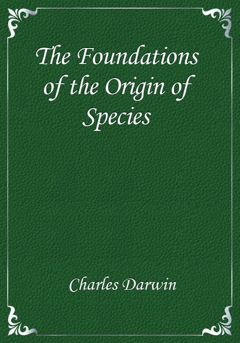 The Foundations of the Origin of Species 표지 이미지