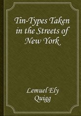 Tin-Types Taken in the Streets of New York 표지 이미지