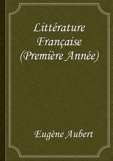 Littérature Française (Première Année)