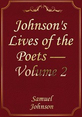 Johnson's Lives of the Poets — Volume 2 표지 이미지