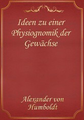 Ideen zu einer Physiognomik der Gewächse 표지 이미지
