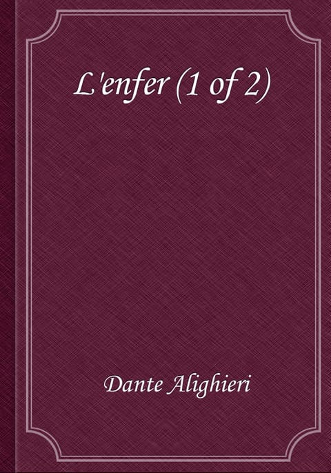 L'enfer (1 of 2) 표지 이미지