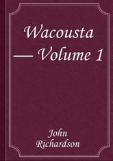 Wacousta — Volume 1 표지 이미지