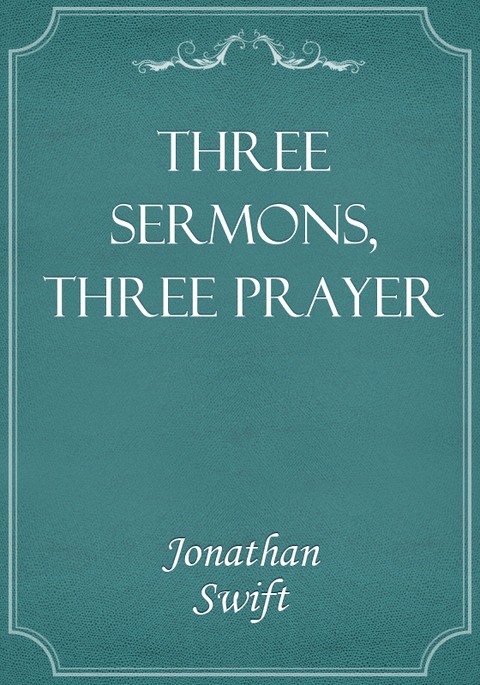 Three Sermons, Three Prayer 표지 이미지