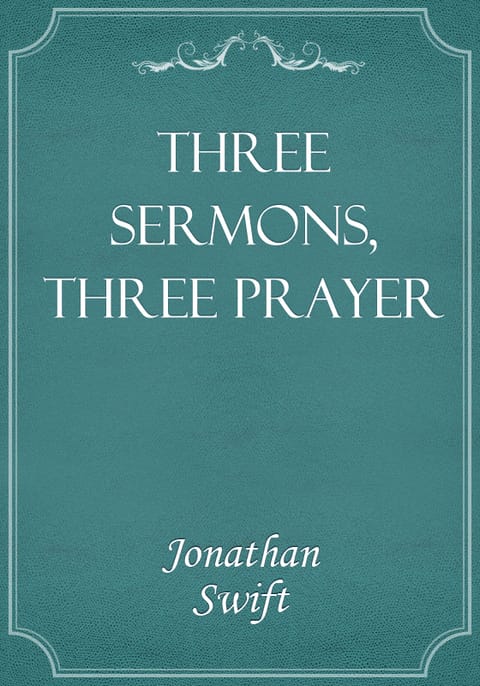 Three Sermons, Three Prayer 표지 이미지