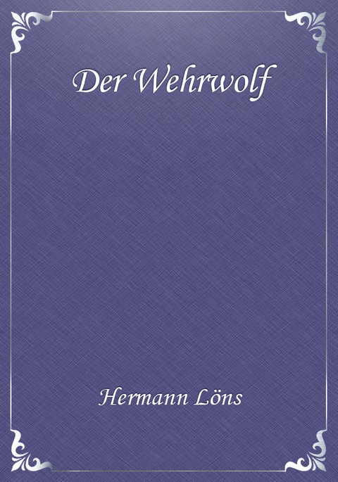 Der Wehrwolf 표지 이미지