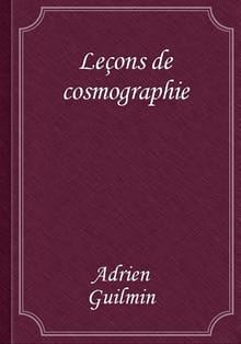 Leçons de cosmographie