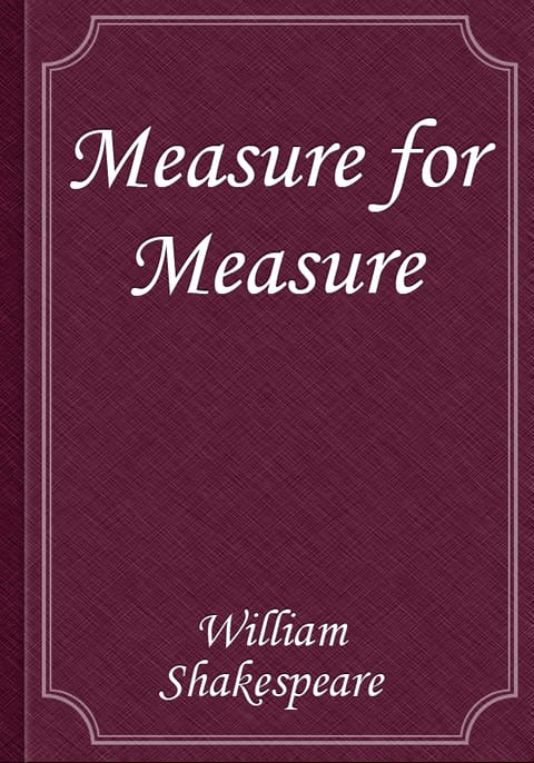 Measure for Measure 표지 이미지