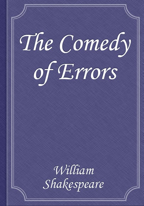 The Comedy of Errors 표지 이미지