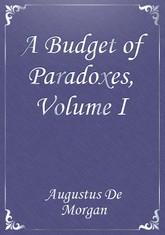 A Budget of Paradoxes, Volume I 표지 이미지